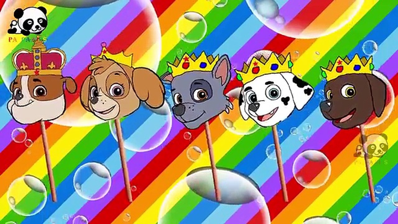 #Paw Patrol Princess #Lollipops #Finger Family Songs #Nursery Rhymes Lyric & More Panda Kids