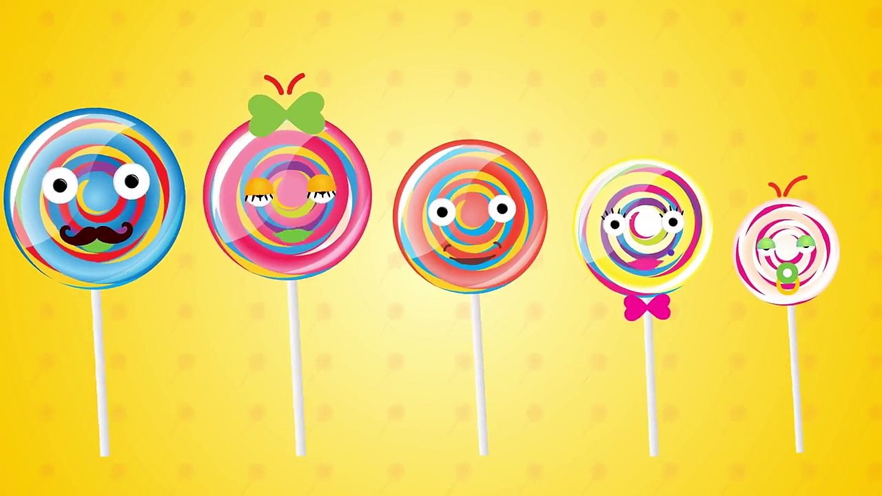 Collection of 4 Lollipop Finger Family Nursery Rhymes