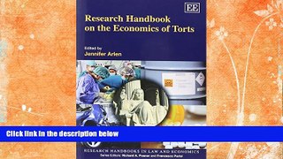 Buy  Research Handbook on the Economics of Torts (Research Handbooks in Law and Economics series)