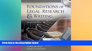 Buy NOW  Foundations of Legal Research and Writing Carol M. Bast  Book