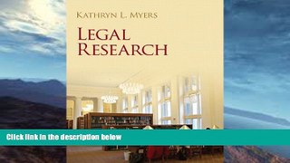 PDF  Legal Research Kathryn E. Myers  Book