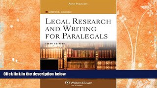 PDF  Legal Research   Writing for Paralegals Deborah E. Bouchoux  Book