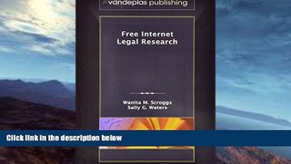 Buy NOW  Free Internet Legal Research Wanita M. Scroggs  Book