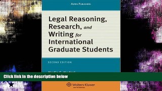 Buy  Legal Reasoning Research   Writing for International Graduate Students Nadia E. Nedzel  Book