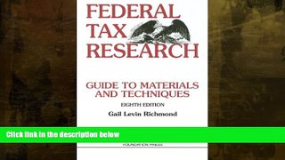 Buy NOW  Federal Tax Research: Guide to Materials and Techniques, 8th Edition Gail Richmond  PDF