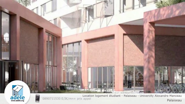 Location logement étudiant - Palaiseau - Univercity Alexandre Manceau