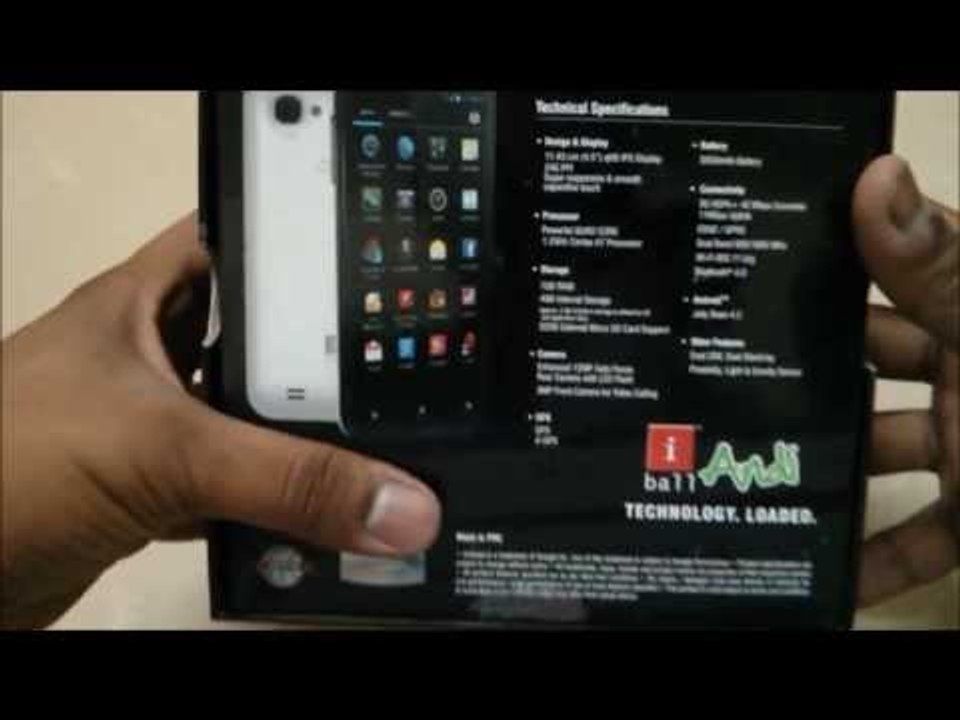 iball Andi 4.5d quadro Unboxing and Hands on Review