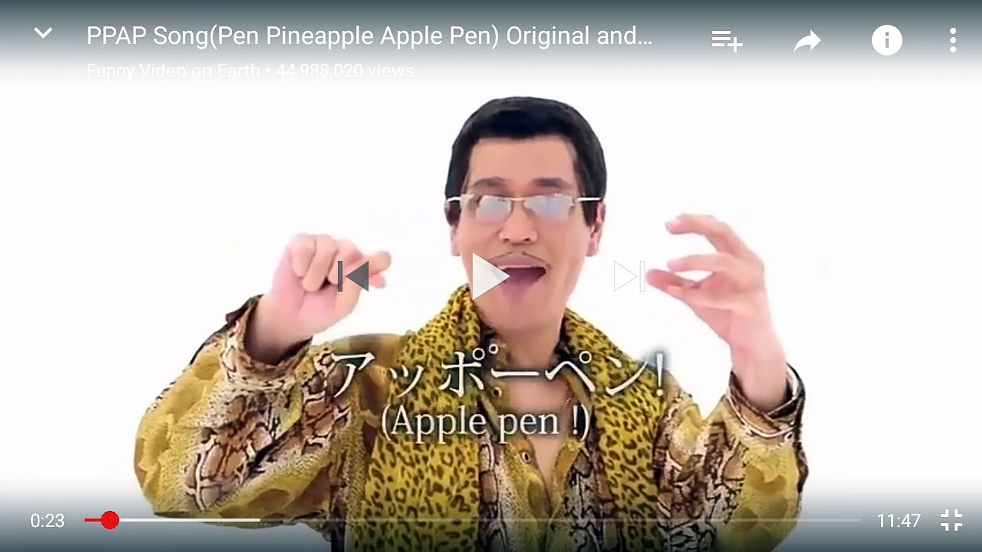 Ppap Is Back Video Dailymotion