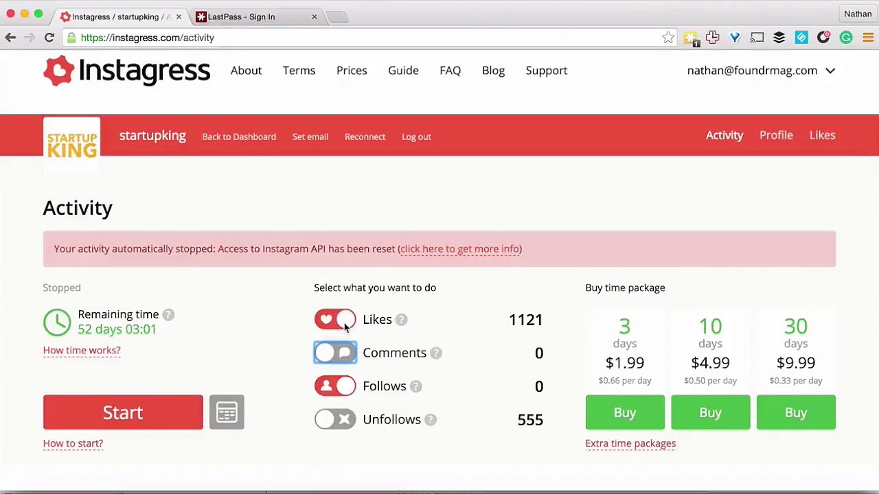 Growth Automation with Instagress