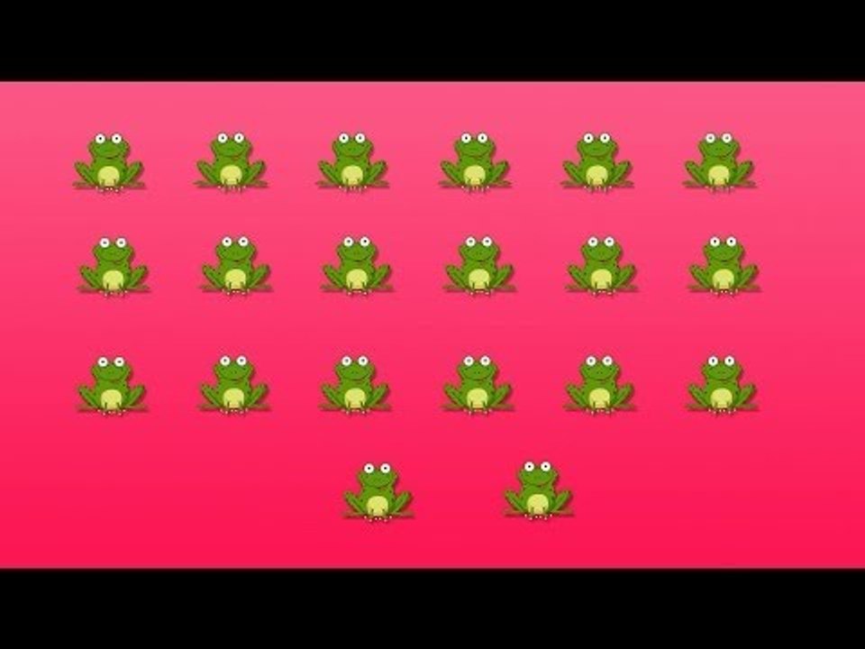 Counting frogs | Learn numbers from 1 to 15