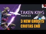 Destiny The Taken King - 3 New Crotas End Dead Ghosts (Patch 2.0) - Dead Ghost Locations