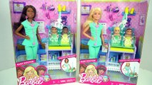 Barbie Doctora de Bebes Cuida a Recien Nacidos con Dr. Elsa y Anna - Juguetes de Titi
