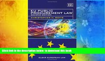PDF [FREE] DOWNLOAD  EU Public Procurement Law: Second Edition (Elgar European Law series) TRIAL