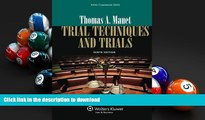 PDF [DOWNLOAD] Trial Techniques, Ninth Edition (Aspen Coursebooks) READ ONLINE