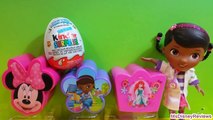 Kinder Surprise egg Minnie Mouse Disney Princess Doc McStuffins by MsDisneyReviews