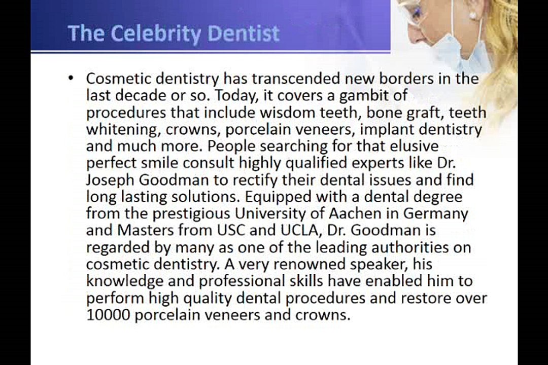 The Best Restorative Dentist in Beverly Hills