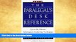 Buy  Paralegal Desk Reference 1E (Paralegal s Desk Reference) Arco  Book