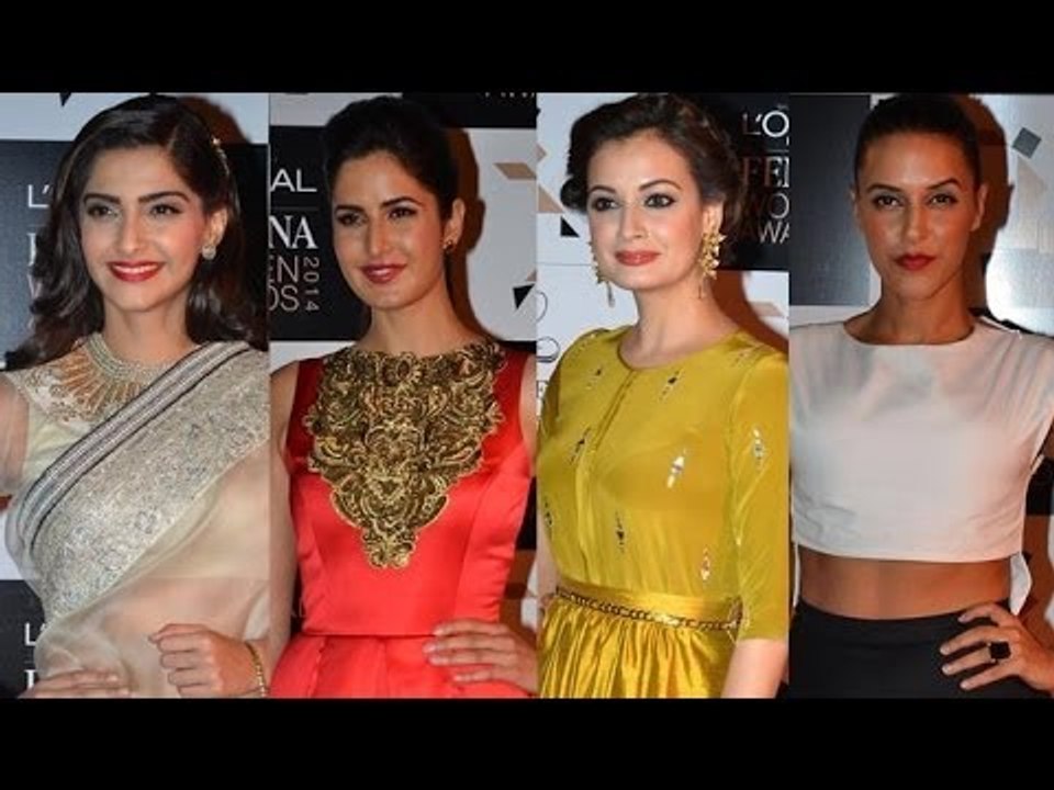 Sonam Kapoor And Katrina Kaif Attend The L'oreal Femina Women's Awards 2014