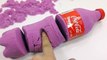 DIY How To Make Colors Kinetic Sand Coca Cola Bottle Learn Colors Numbers Counting Slime Icecream