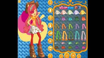 Download Video: ♥♥My Little Pony Equestria Girls Rainbow Rocks - Rainbow Dash Applejack Zecora Dress Up Full Game♥♥