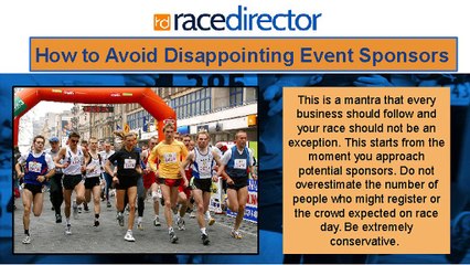 Race Budgets & Financial Reporting