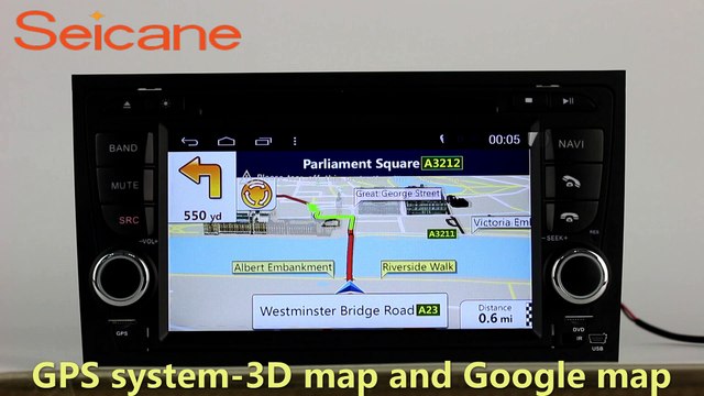 Android 4.4.4 2002-2008 Audi A4 S4 RS4 Radio GPS navigation dvd player with auto A/V audio system