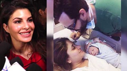 Jacquline Fernandez CONGRATULATES Parents Kareena Kapoor Saif Ali Khan | Taimur Ali Khan Pataudi