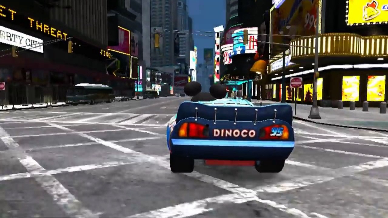 Cars 2 le film Disney - Mickey et Dingo font la course en ville - Comptine en français