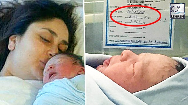 Kareena Kapoor's Baby Taimur Ali Khan's Birth Details | REVEALED | LehrenTV