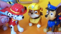 Chase and Marshall Ruff-Ruff rescue Paw Patrol Rescue Training Center Playset
