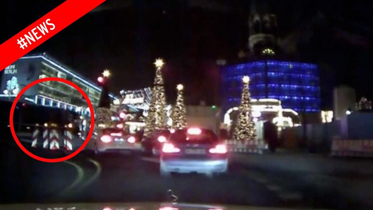Berlin lorry attack: Dashcam footage released