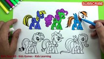 My Little Pony Coloring Pages - Learn Colors For Kids