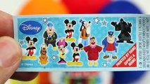 Jucarii surpriza din oua Kinder si jucarii Play Doh Peppa Pig Mickey Mouse Frozen Disney