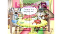 “Vegetables & Meats” (Level 2 English Lesson 12) CLIP - Healthy Foods, Children Education