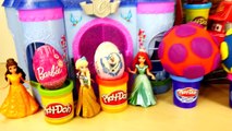 TOY SURPRISE EGGS EPISODES! Disney Princess Frozen Play Doh Barbie Kinder Eggs DCTC