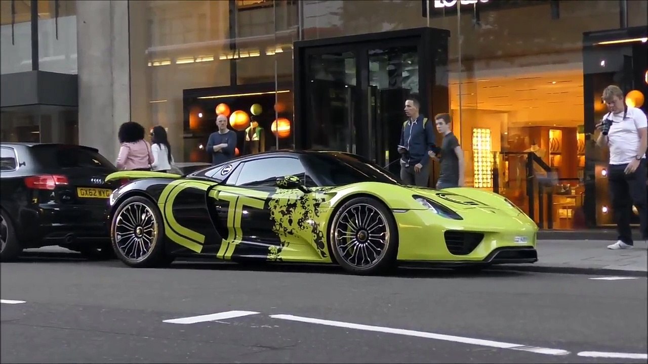 Arab Porsche 918 Spyder driving in London!-cE-W3HFXTKs