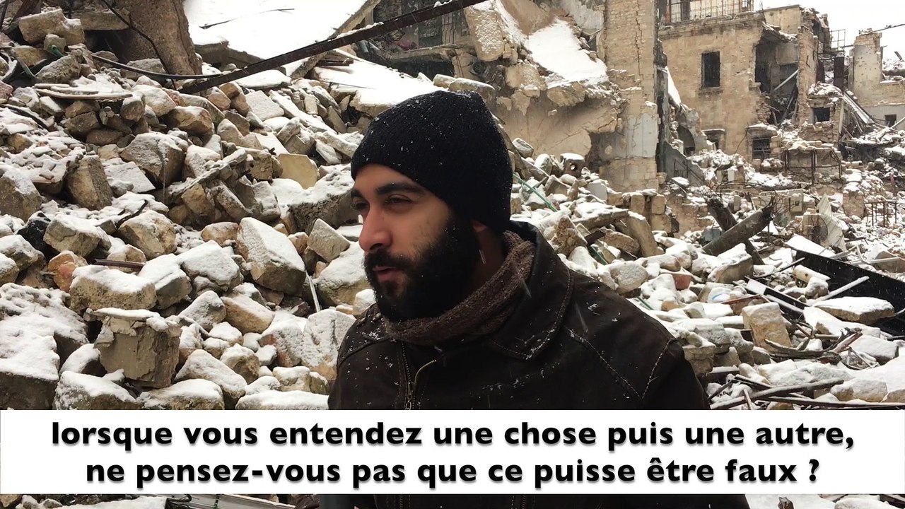 Un habitant d’Alep : “Alep n’est pas tombée, Alep est libérée”