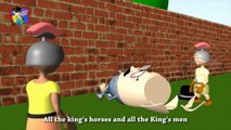 Humpty Dumpty - 3D Animation English Nursery Rhyme Song for Children with Lyrics