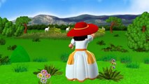 Little Bo Peep has Lost her Sheep | 3D Animation | English Nursery Rhymes for Children