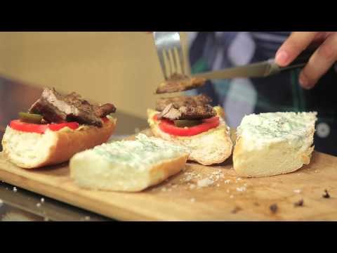 سندوتش ستيك - كوكيتل المانجو بالزبادي #ساندويتش_وحاجة_ساقعة #شريف_الحطيبى #cbcsofra