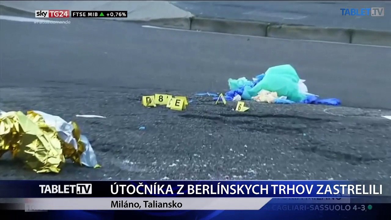 Berlínskeho teroristu Amriho zastrelili policajti v Miláne