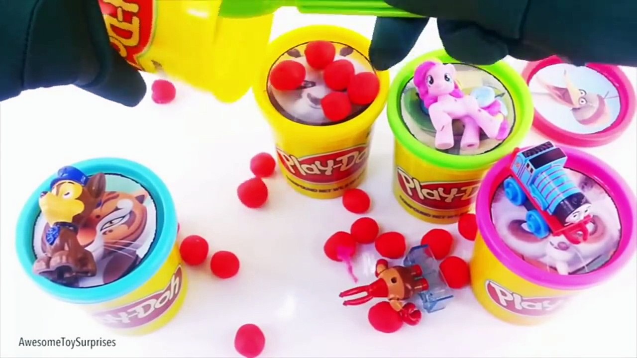 kung fu panda,play _ peppa pig surprise eegs dragons _ 20 surprise eggs and play doh