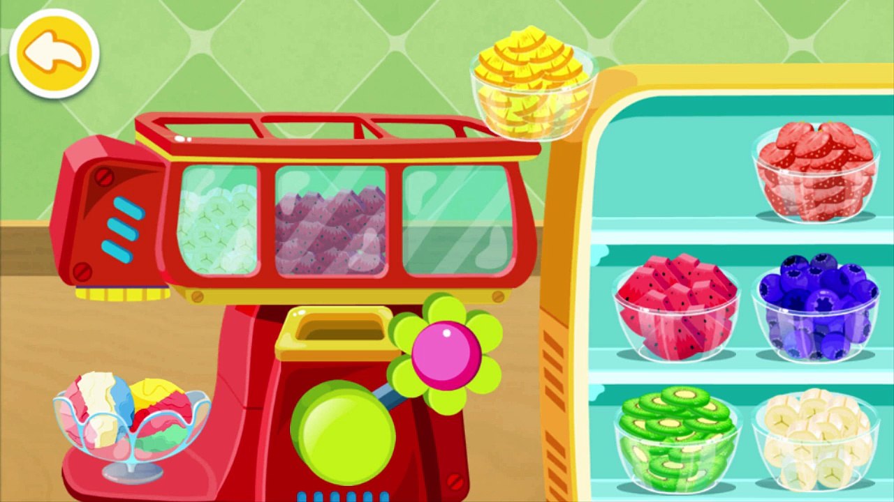 Ice Cream Game by BabyBus Kids Games - Baby Panda and Kids learn how to make Ice Cream & Smoothies