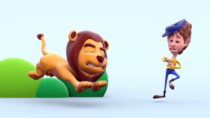 What Do You See? Song Wild Animals | 3D Rhymes | Learn English Kids