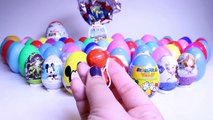 Surprise Eggs Mickey Mouse Peppa Pig Frozen Angry Birds Dora Cars 2 Disney Princess Huevos Sorpresa