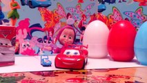 ★ 13 CARS 2 Kinder Surprise Eggs Disney Pixar Lightning McQueen Mater cartoys Zaini Easter Egg