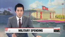 N. Korea ranks No. 1 for military spending relative to GDP: U.S. State Dept.
