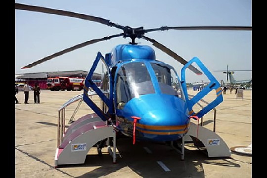 Military Weapons India s Light Utility Helicopter HAL LUH For High Altitudes.