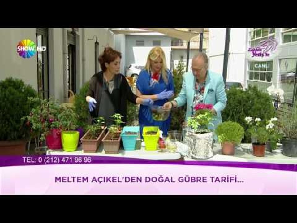 Meltem Açıkel'den doğal gübre tarifi!