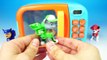 Paw Patrol Microwave Oven Playset + Unboxing Paw Patrol: Chase, Marshall, Rubble, Skye, Zuma, Rocky